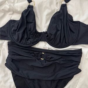 Black Women's Swimwear Set